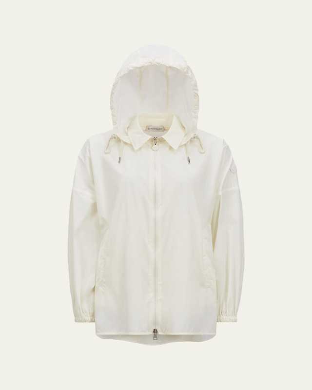 Water-Repellent Shirt with Removable Hood